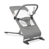 Alpine Deluxe Portable Bouncer - Charcoal Tweed - Baby Delight