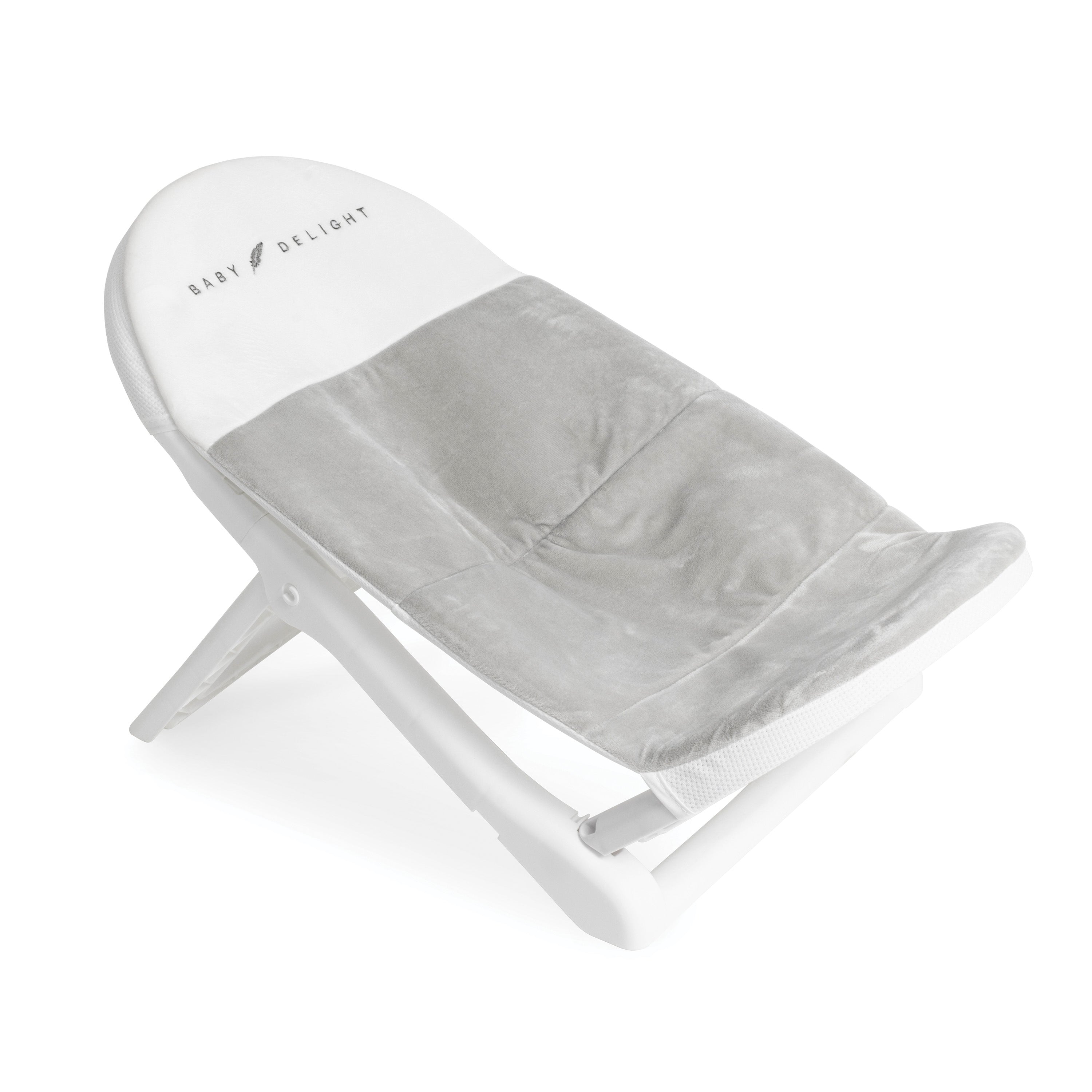 Cushy Nest Cloud Premium Infant Bather - Grey-White - Baby Delight