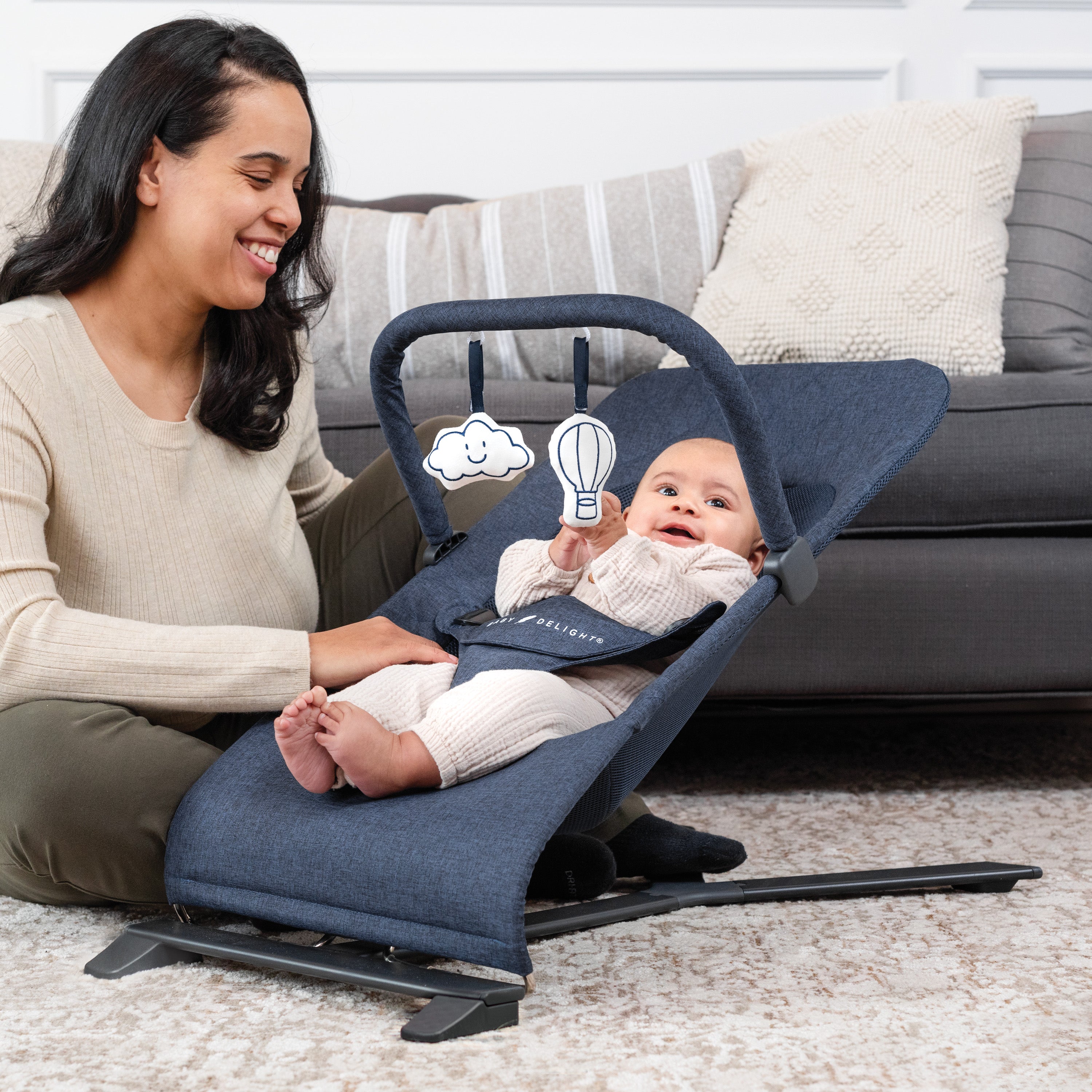 Alpine Deluxe Portable Bouncer - Baby Delight