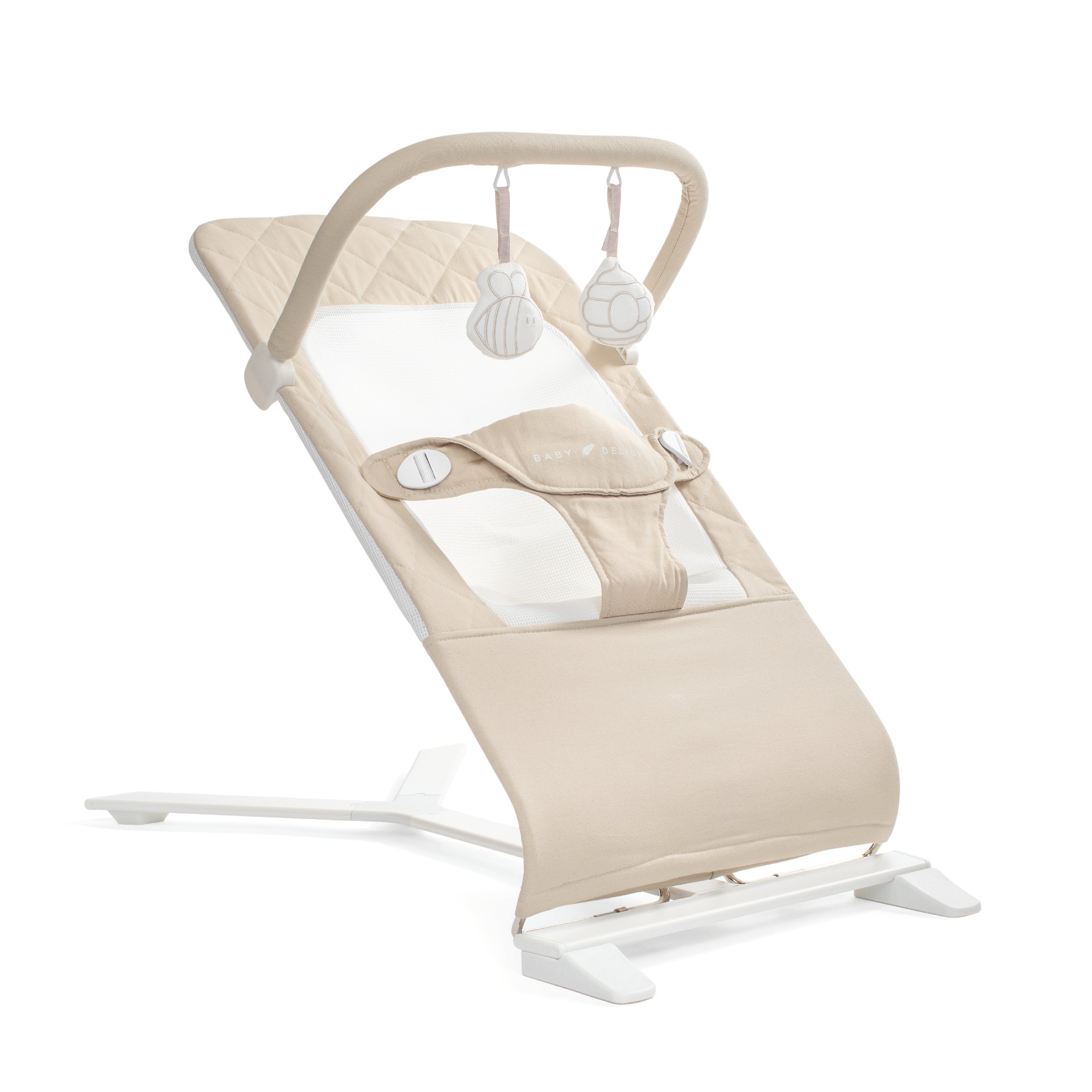 Alpine Organic Deluxe Portable Bouncer - Organic Oat