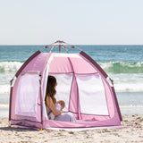 Go With Me® Villa Portable Tent/Playard-Canyon Rose - Baby Delight