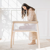 Heirloom Willow Wooden Bassinet - Organic Oat - Baby Delight