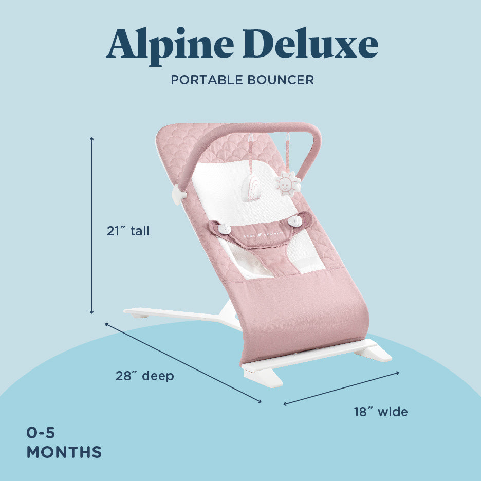Alpine Organic Deluxe Portable Bouncer - Baby Delight