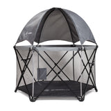 Go With Me® Eclipse Portable Playard with Canopy - Grey