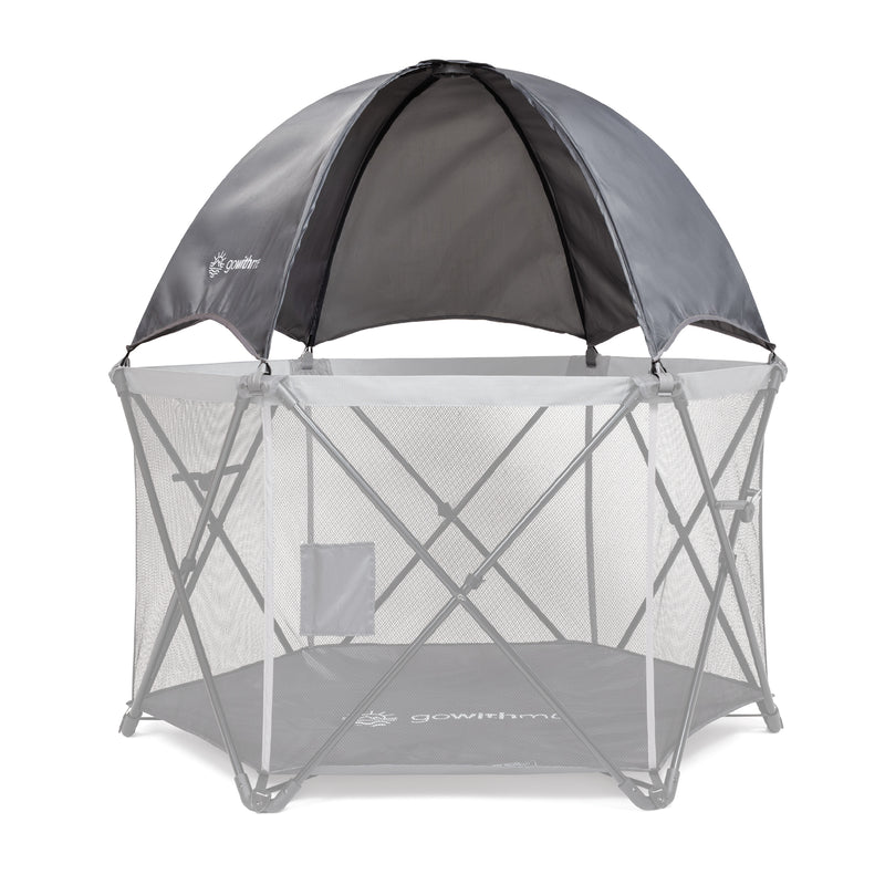 Go With Me® Eclipse Portable Playard with Canopy - Grey