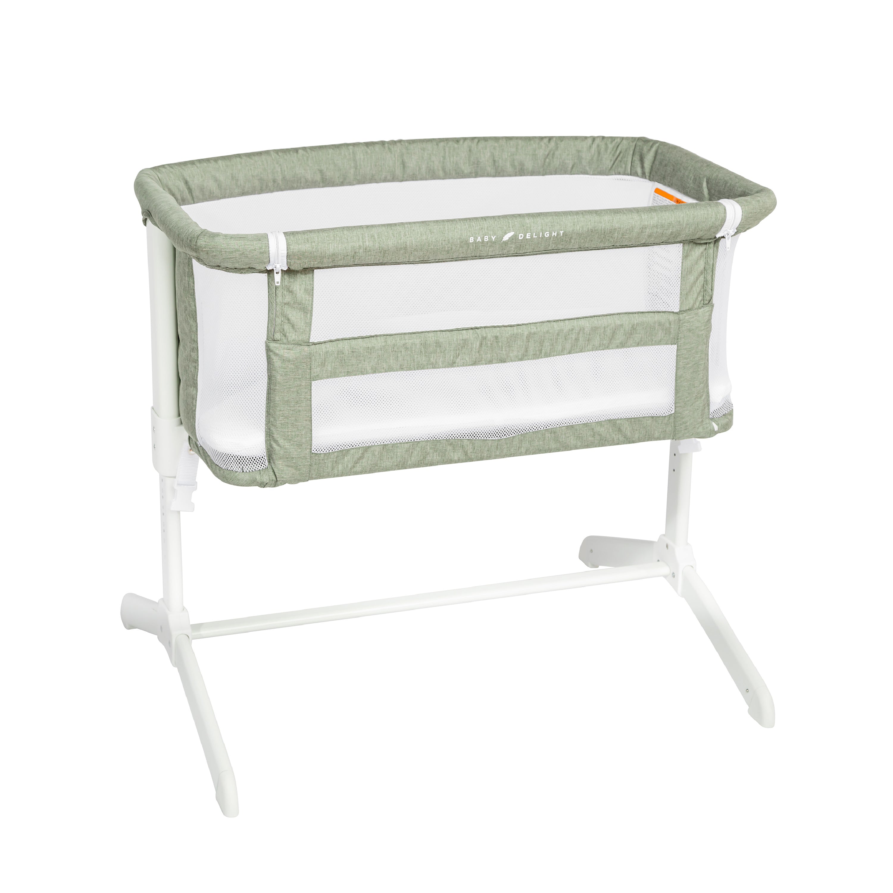Beside Me™ Serenity Organic Bassinet and Bedside Sleeper | Sage Tweed - Baby Delight