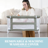 Beside Me™ Serenity Organic Bassinet and Bedside Sleeper | Sage Tweed - Baby Delight