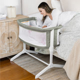 Beside Me™ Serenity Organic Bassinet and Bedside Sleeper | Sage Tweed - Baby Delight