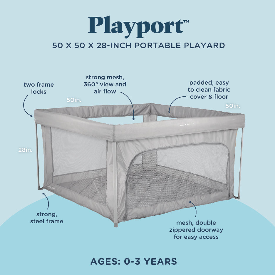 Grey Playport Playard