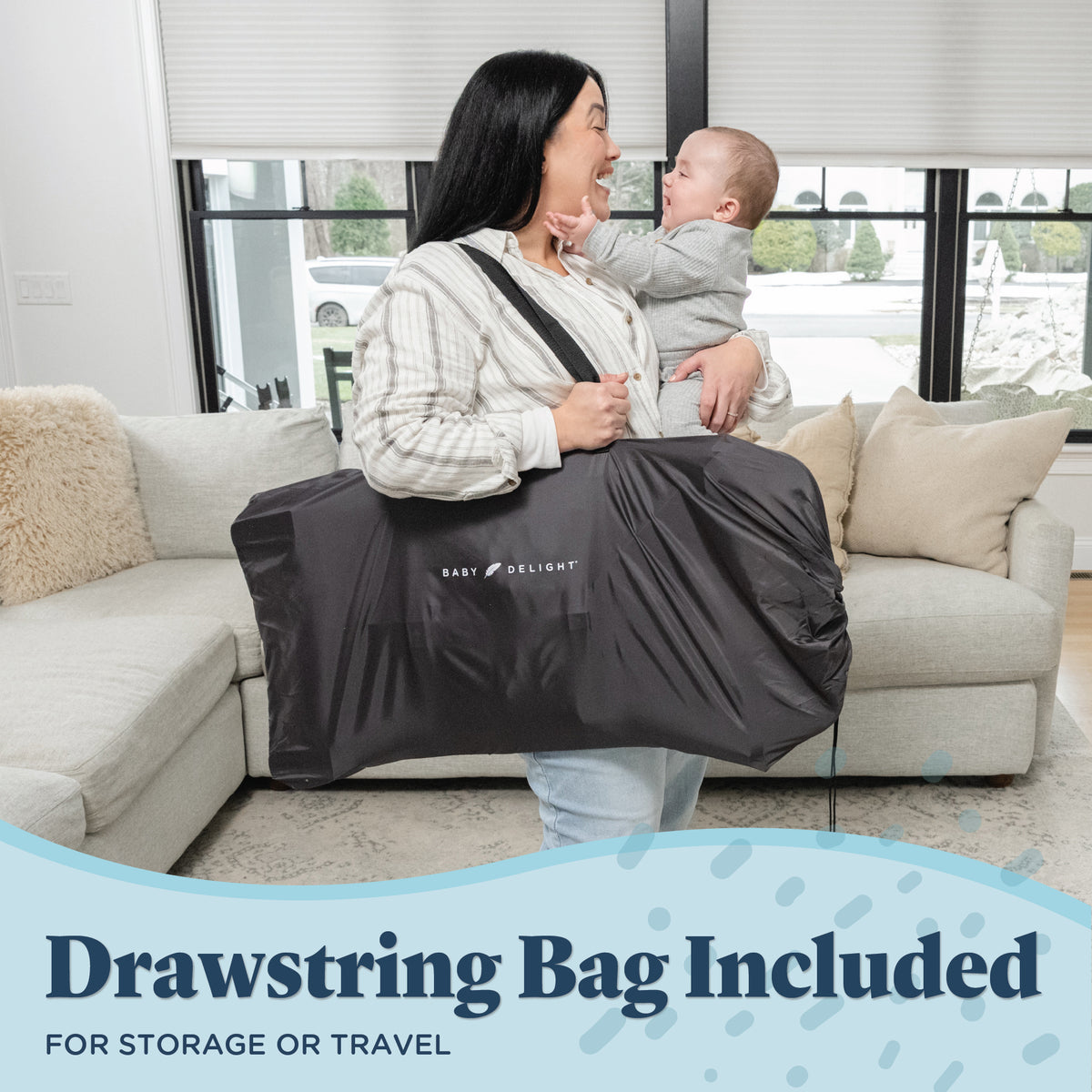 Alpine Organic Deluxe Portable Bouncer - Baby Delight
