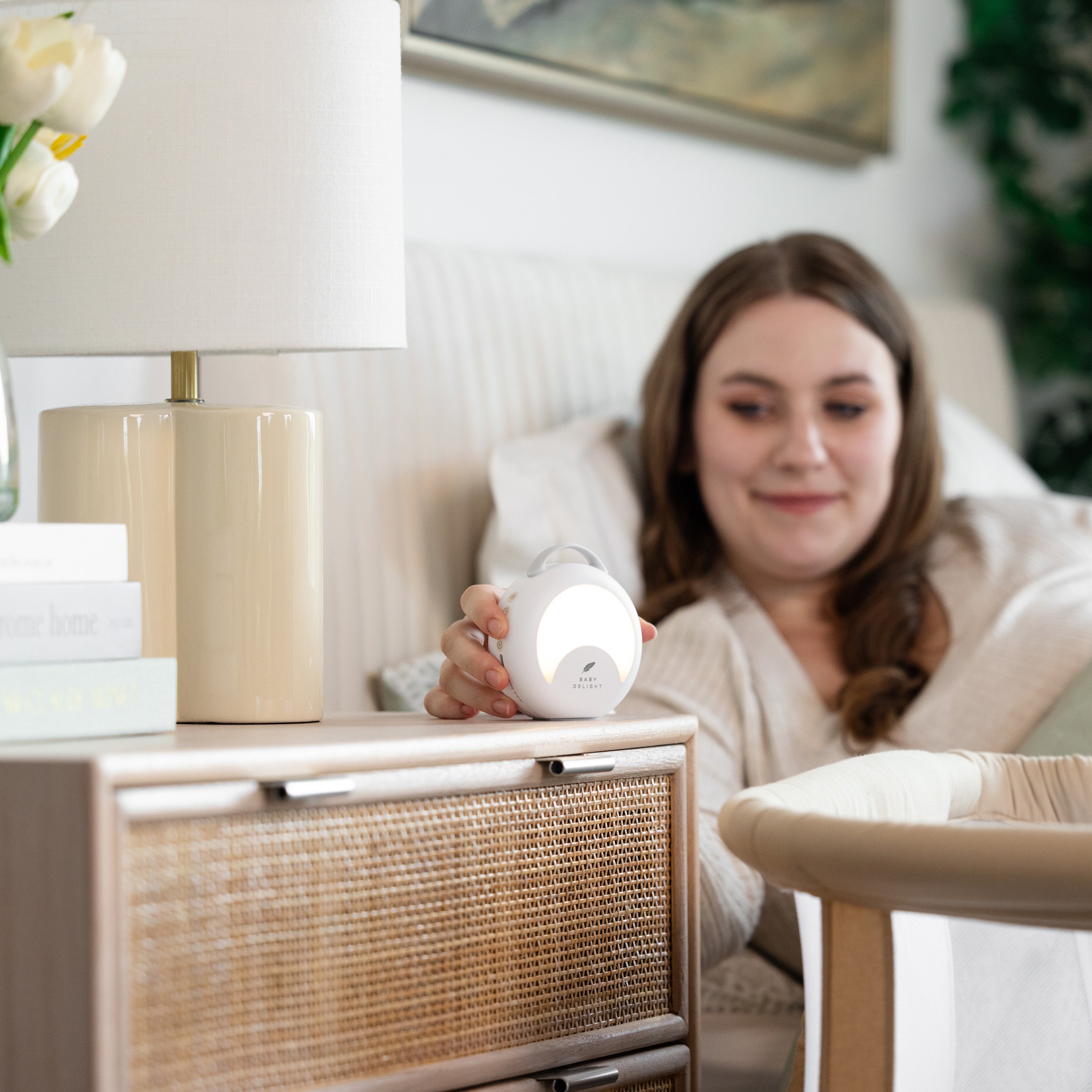 Dewdrop Sound & Light Soother - Baby Delight