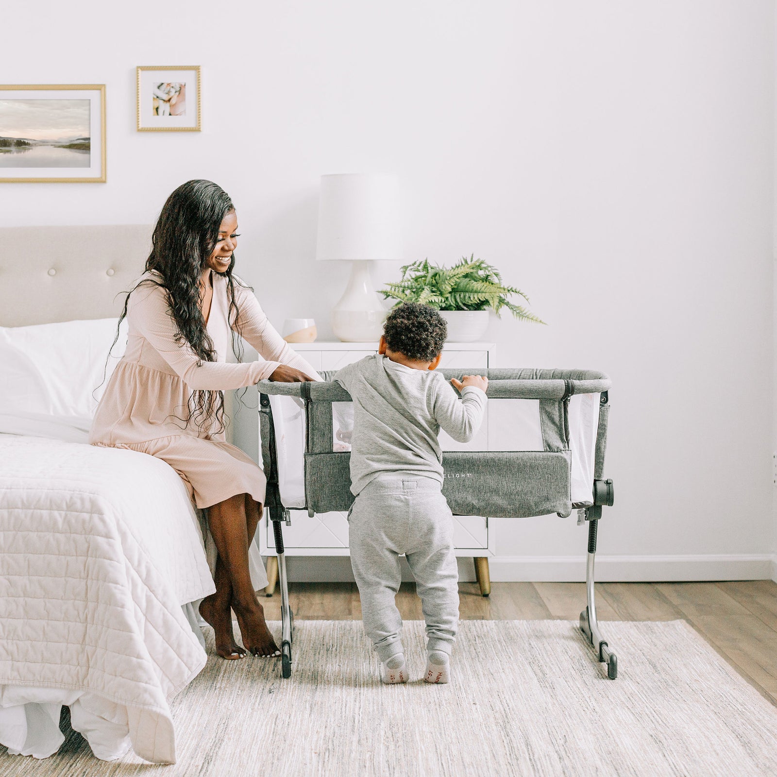 Bassinet light outlet