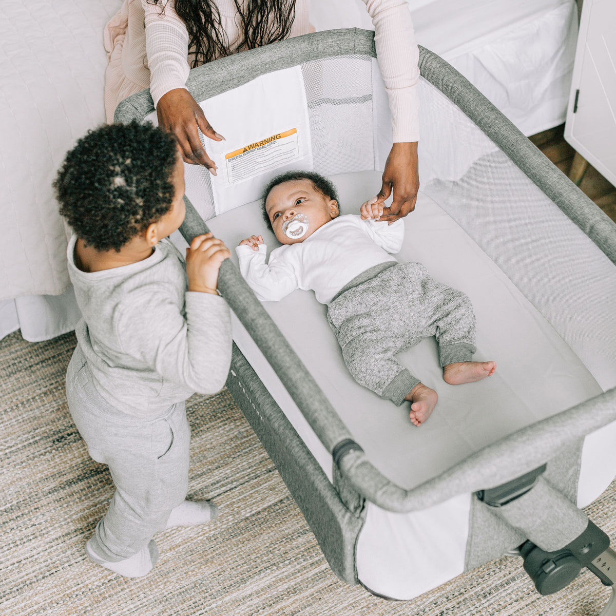 Bedside Sleeper Cot Attached To Bed For Baby Attached To Parents