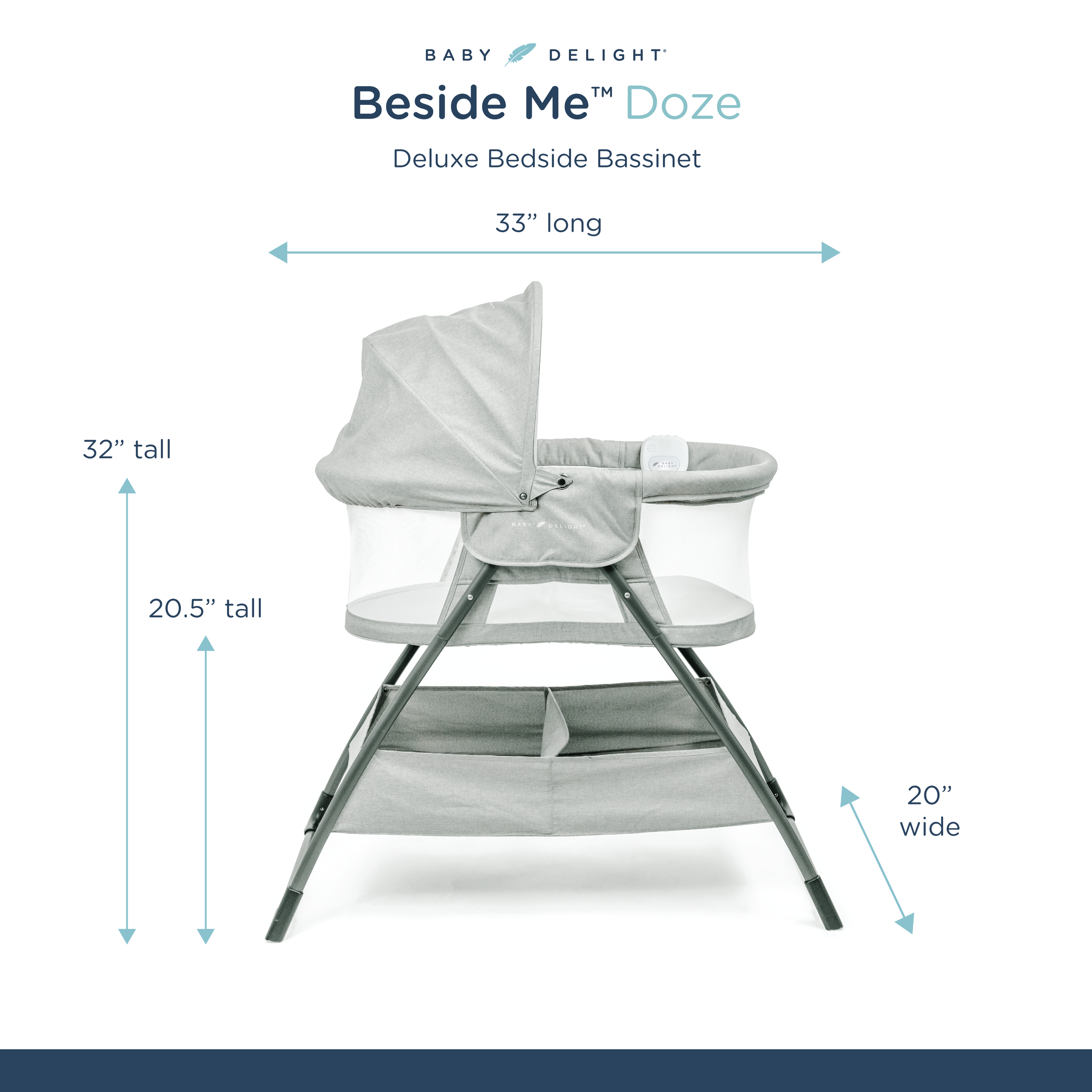 Beside Me™ Doze Deluxe Bedside Bassinet