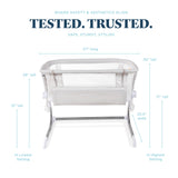 Beside Me™ Dreamer Bassinet & Bedside Sleeper - Driftwood Grey