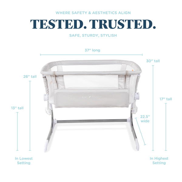 Beside Me™ Dreamer Bassinet & Bedside Sleeper - Driftwood Grey