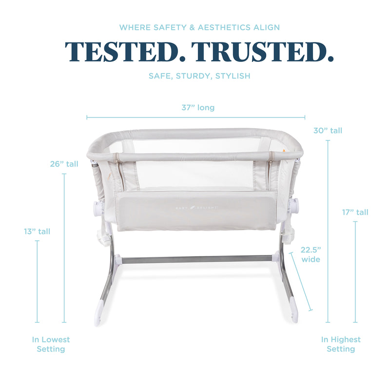 Beside Me™ Dreamer Bassinet & Bedside Sleeper - Driftwood Grey