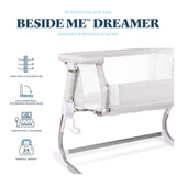 Beside Me™ Dreamer Bassinet & Bedside Sleeper - Driftwood Grey