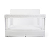 Lunaire Full Size Mesh Crib and Playard - Driftwood Grey