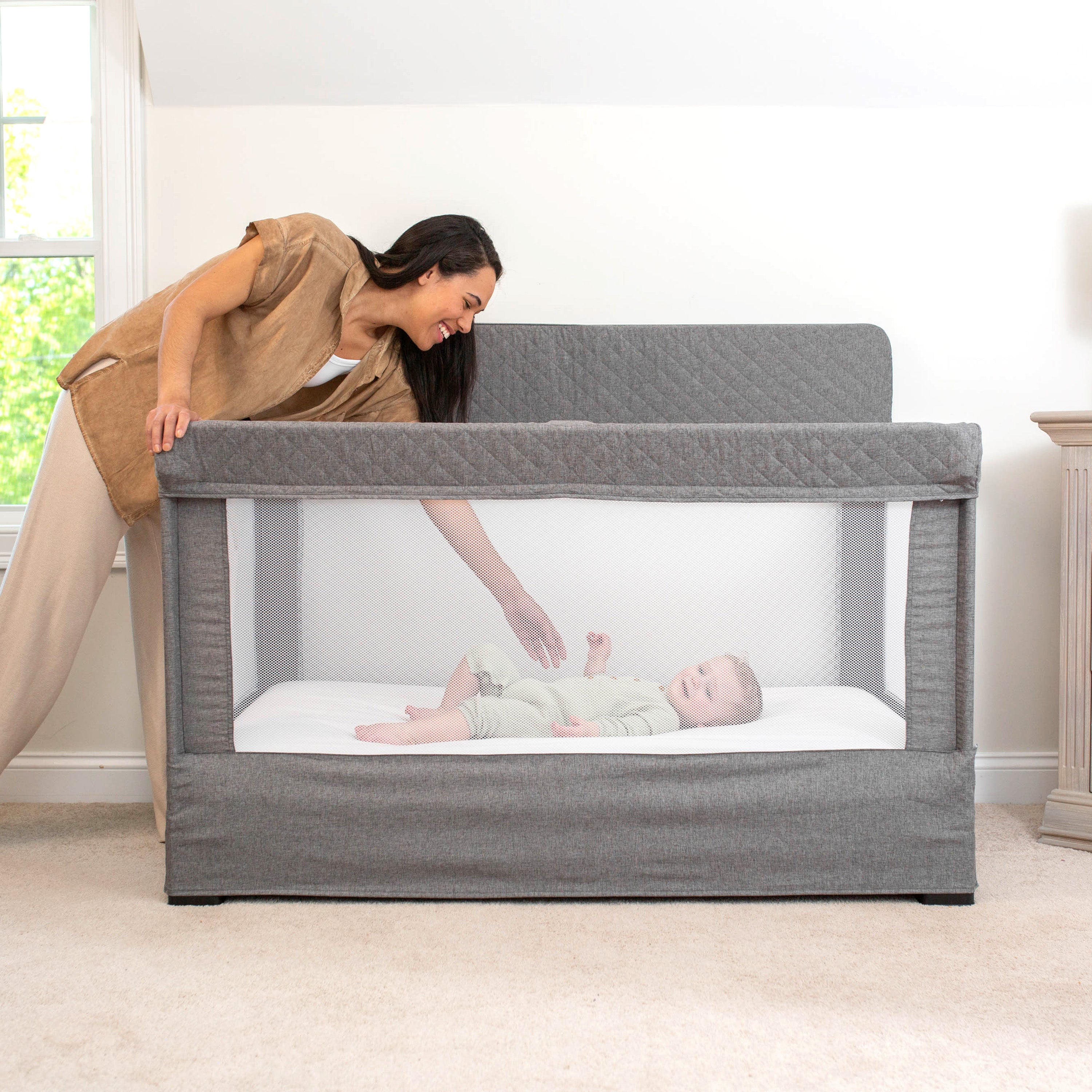 Lunaire Full Size Mesh Crib and Playard - Baby Delight