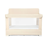 Lunaire Full Size Mesh Crib and Playard - Organic Oat - Baby Delight