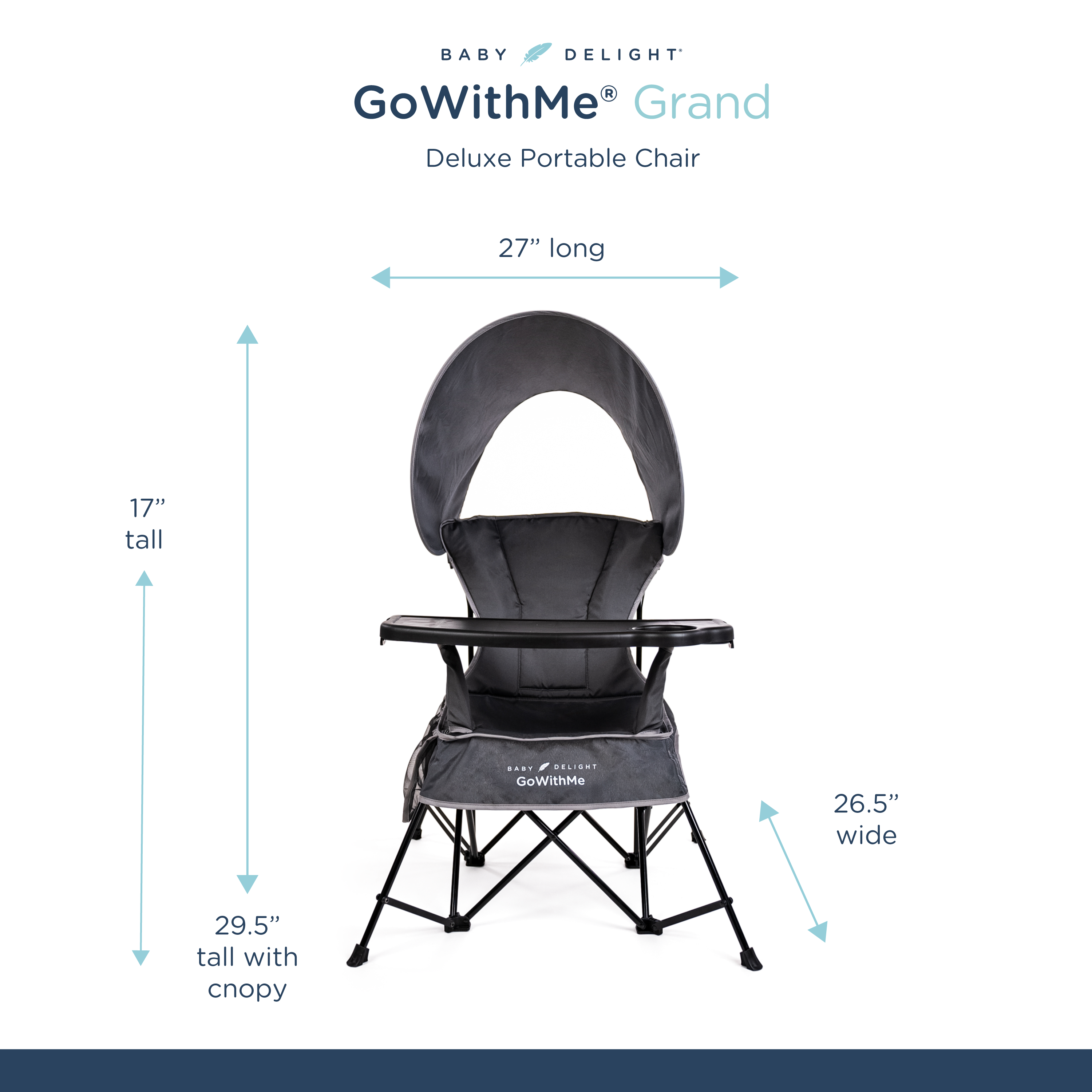 Grand Deluxe Portable Chair for Kids - Baby Delight