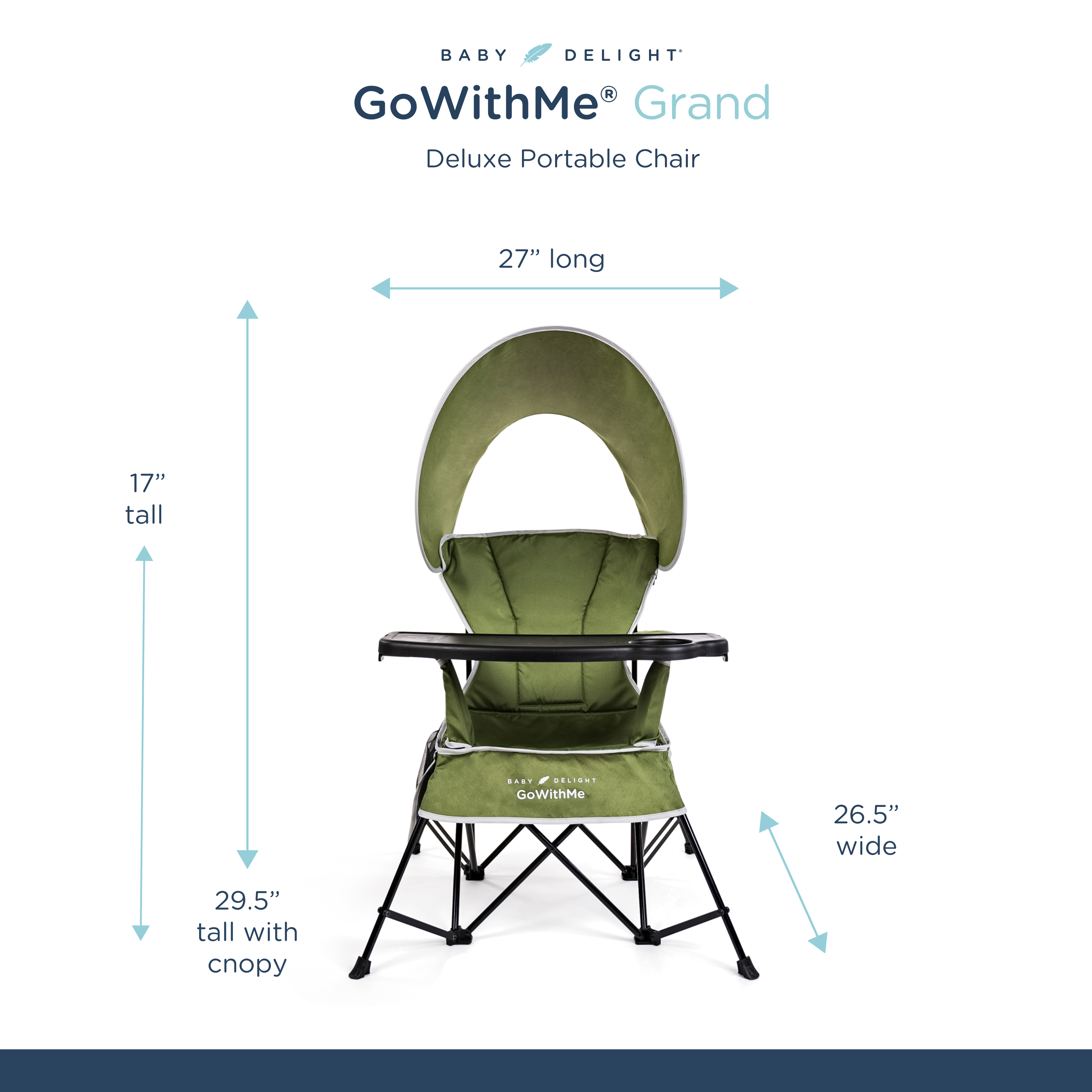 Grand Deluxe Portable Chair for Kids - Baby Delight