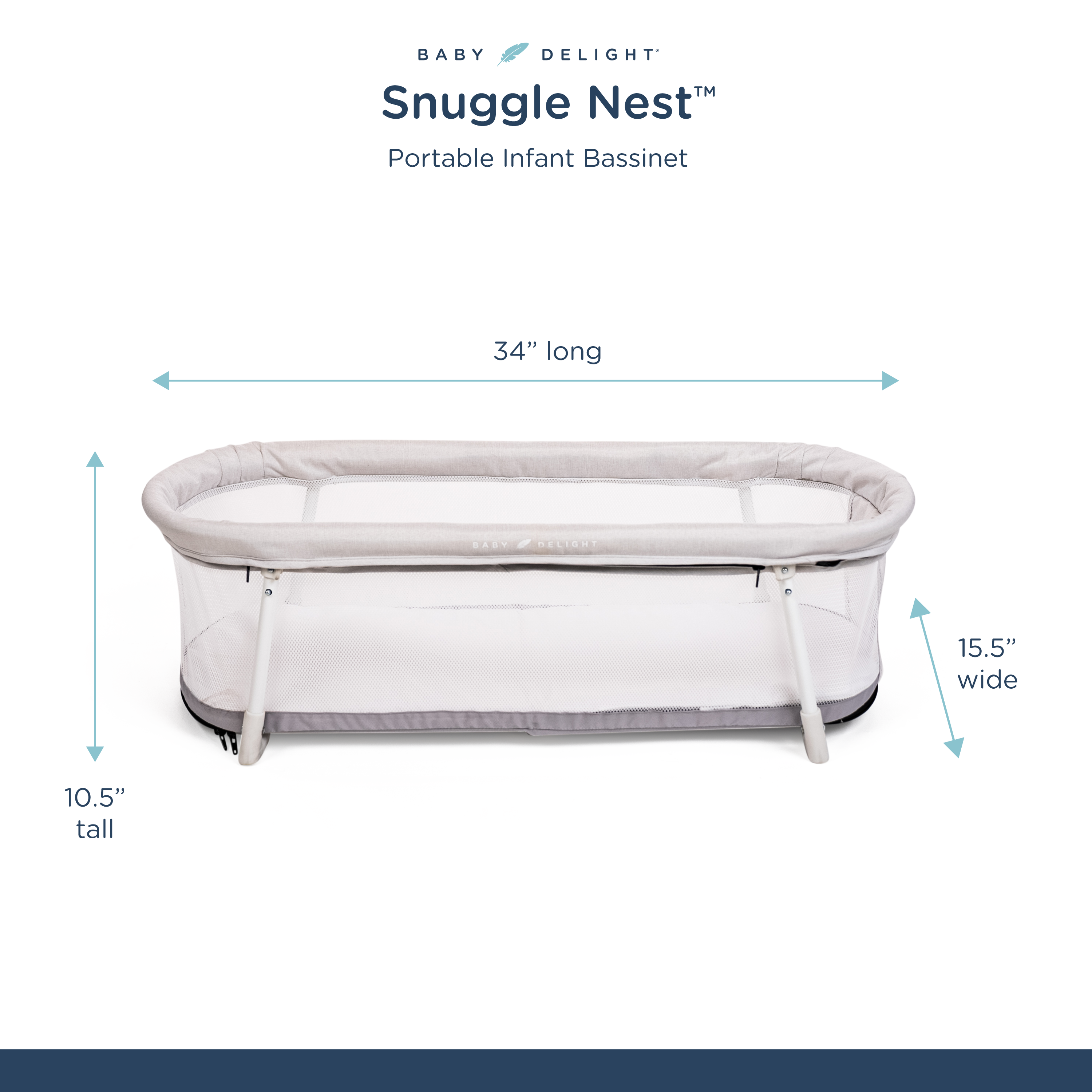 Snuggle Nest™ Portable Bassinet