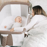 Beside Me™ Dreamer Organic Bassinet & Bedside Sleeper - Organic Mocha - Baby Delight