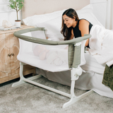 Beside Me™ Dreamer Organic Bassinet & Bedside Sleeper - Organic Sage - Baby Delight