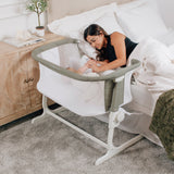 Beside Me™ Dreamer Organic Bassinet & Bedside Sleeper - Organic Sage - Baby Delight