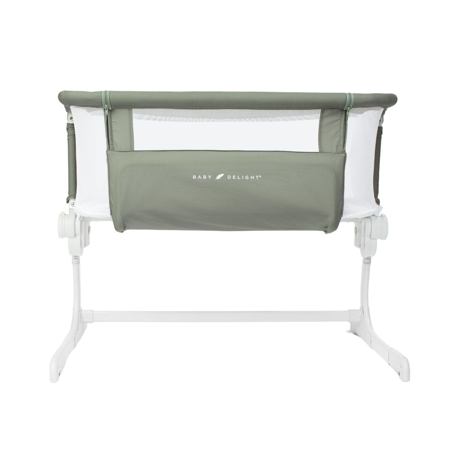 Beside Me Dreamer Organic Bassinet Bedside Sleeper Organic Sage Baby Delight