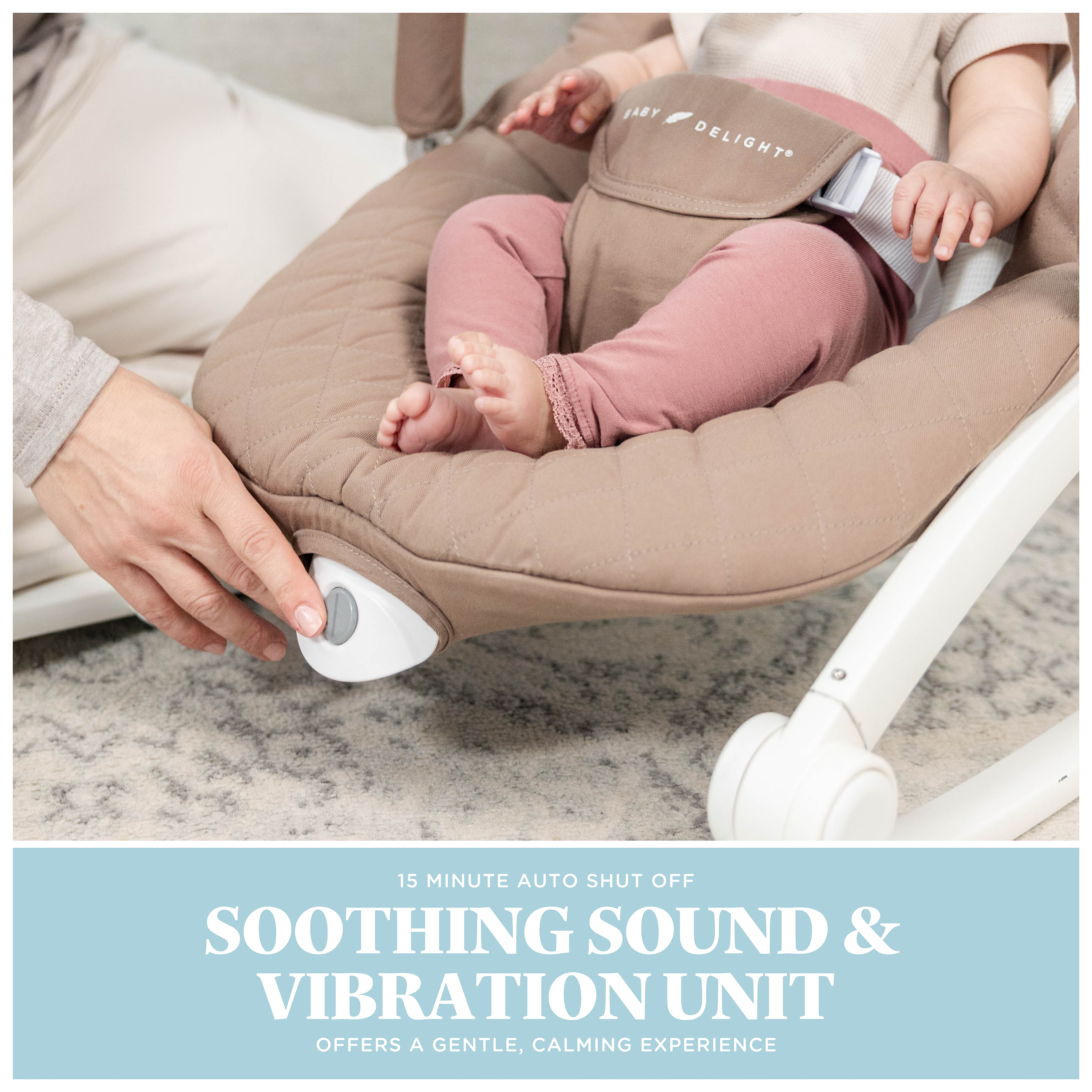 Aura Deluxe Portable Rocker & Seat - Baby Delight