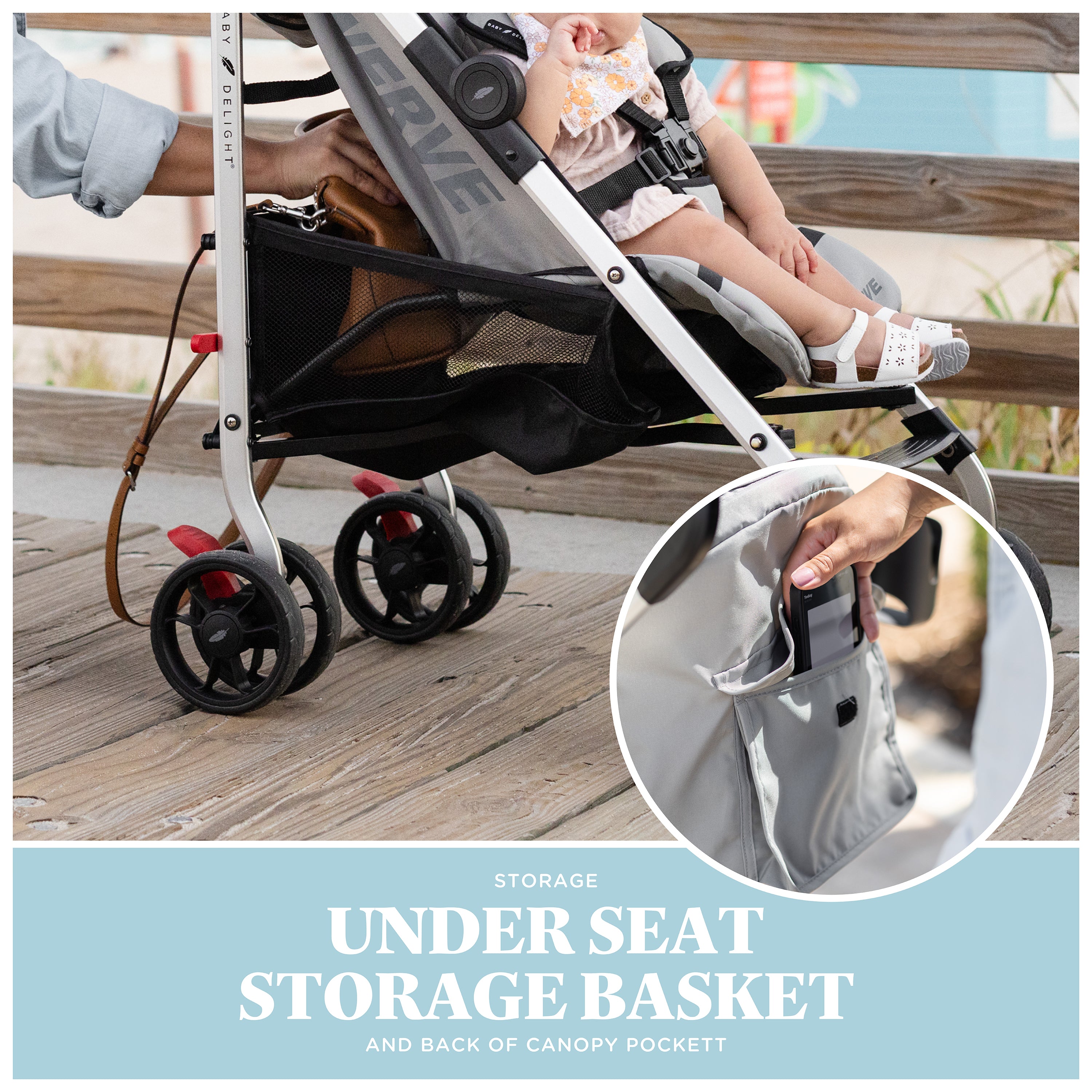 Swerve Convenience Stroller - Baby Delight