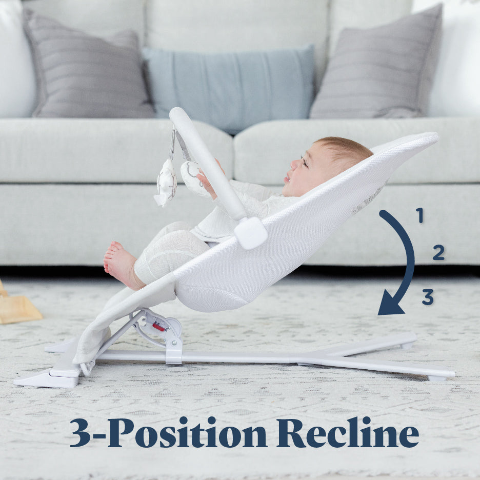 Alpine Deluxe Portable Bouncer - Quilted Indigo
