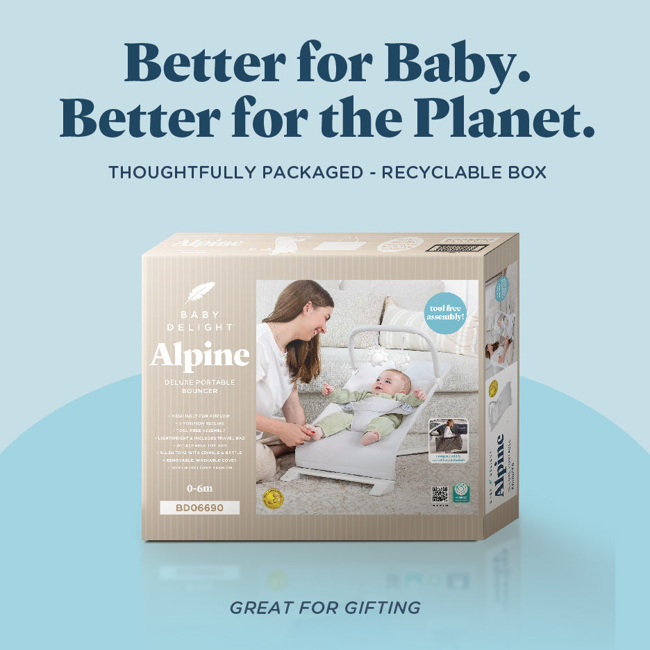 Alpine Deluxe Portable Bouncer - Baby Delight