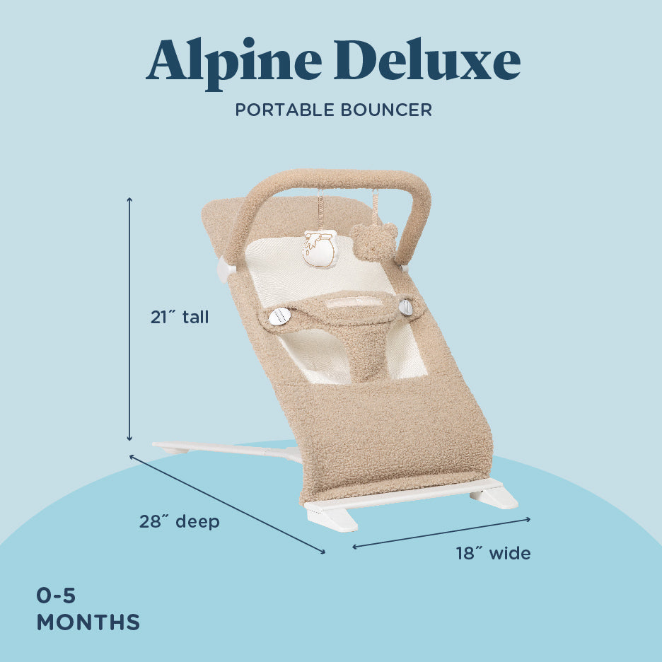 Alpine Deluxe Portable Bouncer - Baby Delight