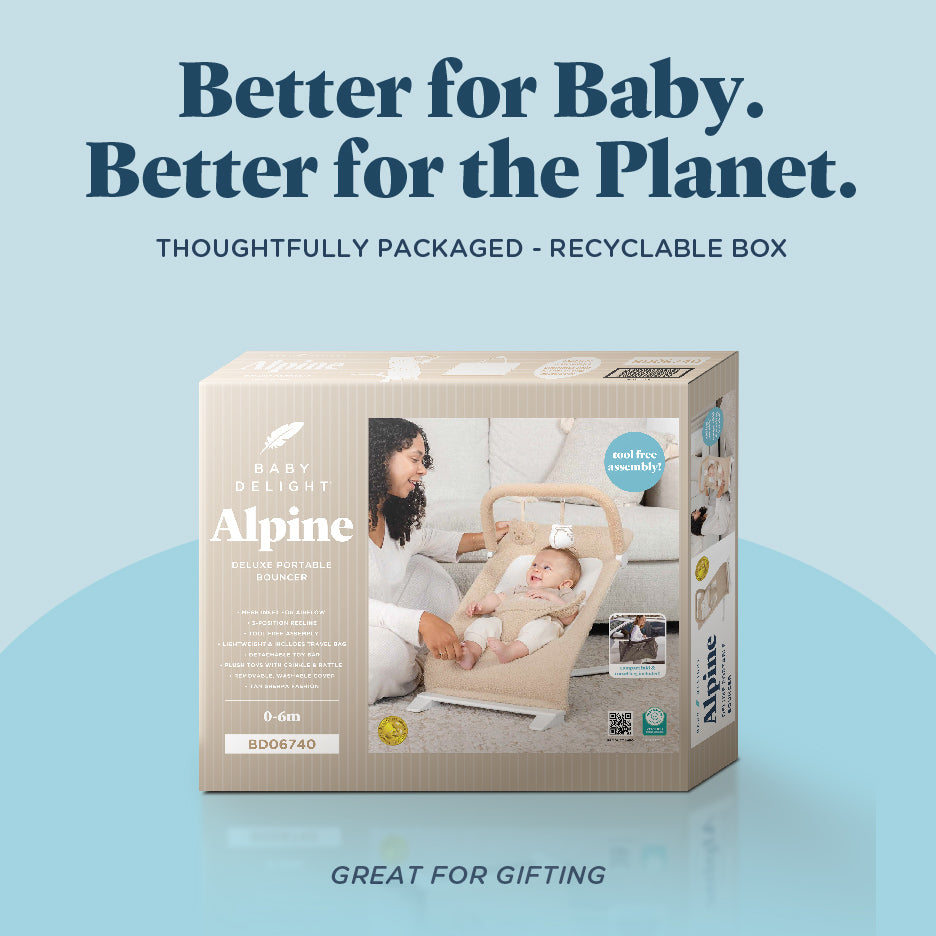Alpine Deluxe Portable Bouncer - Baby Delight