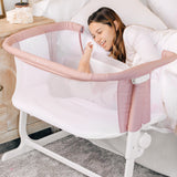 Beside Me™ Dreamer Organic Bassinet & Bedside Sleeper - Organic Rose - Baby Delight