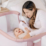 Beside Me™ Dreamer Organic Bassinet & Bedside Sleeper - Organic Rose - Baby Delight