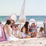 LIMITED EDITION-Go With Me® Uplift Deluxe Portable High Chair with Canopy - Canyon Rose - Baby Delight
