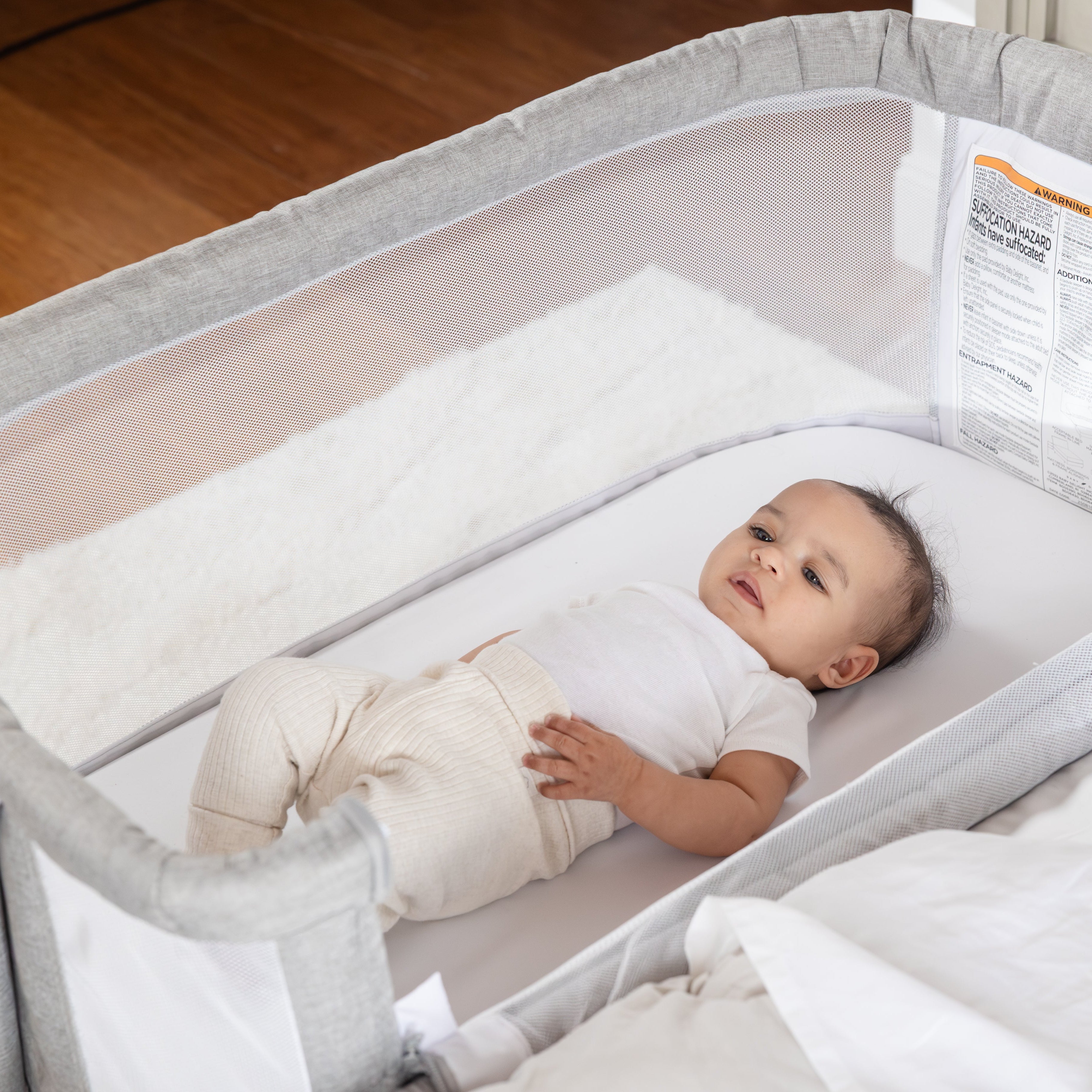 Beside Me™ Dreamer Bassinet & Bedside Sleeper - Pebble Grey