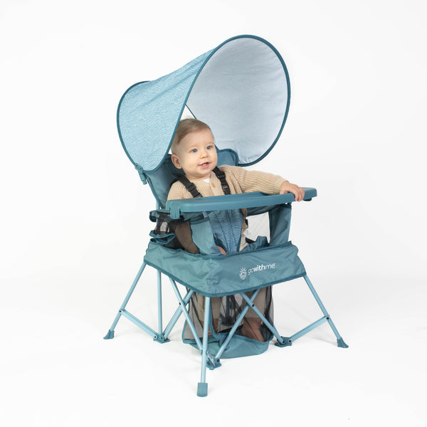 Go With Me® Venture Deluxe Portable Chair - Blue Wave - Baby Delight