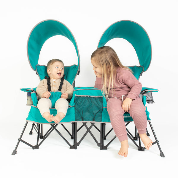 Go With Me® Duo Deluxe Portable Double Chair - Teal