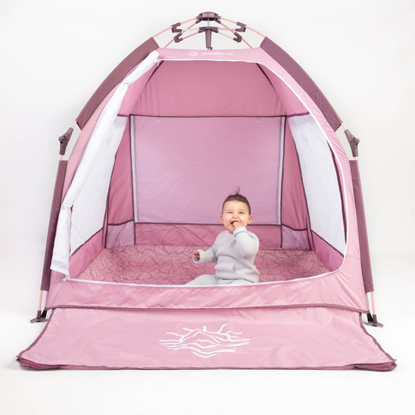 Go With Me® Villa Portable Tent/Playard-Canyon Rose - Baby Delight