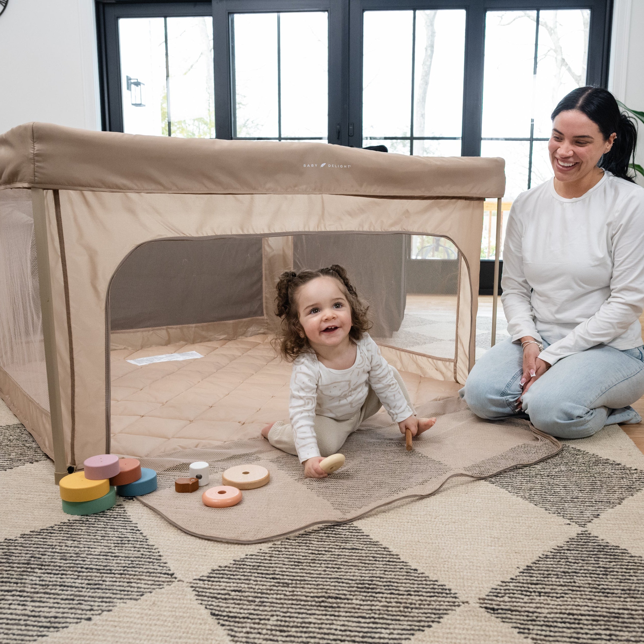 Playport Playard - Taupe - Baby Delight