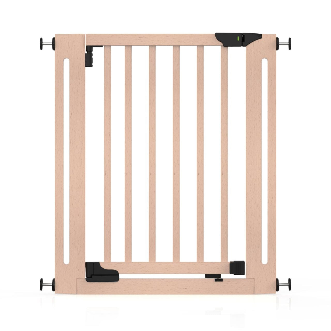 SizeWise™ Wood Pressure Mounted Gate (27.6" - 31.5") - Baby Delight