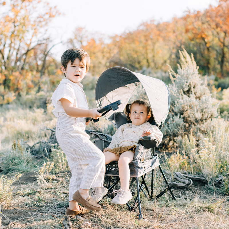 Go With Me Venture Deluxe Portable Chair Grey Baby Delight