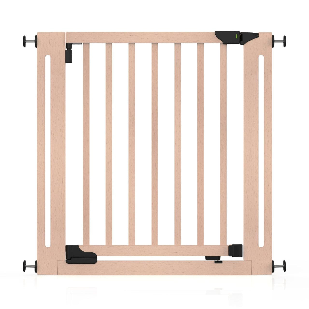 SizeWise™ Wood Pressure Mounted Gate (31.1" - 35") - Baby Delight