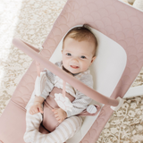 Alpine Organic Deluxe Portable Bouncer - Organic Rose